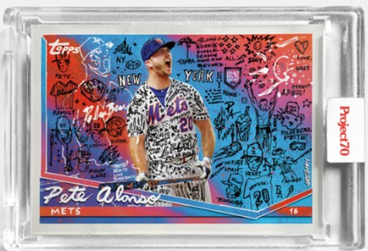 Topps 2022 MLB All-Star Art Collection - Pete Alonso by Gregory Siff - 4