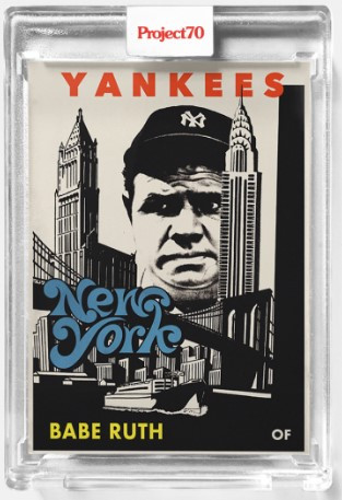 Topps Project 70 Babe Ruth #367 by Fucci (PRE-SALE) - Wheeler Collection