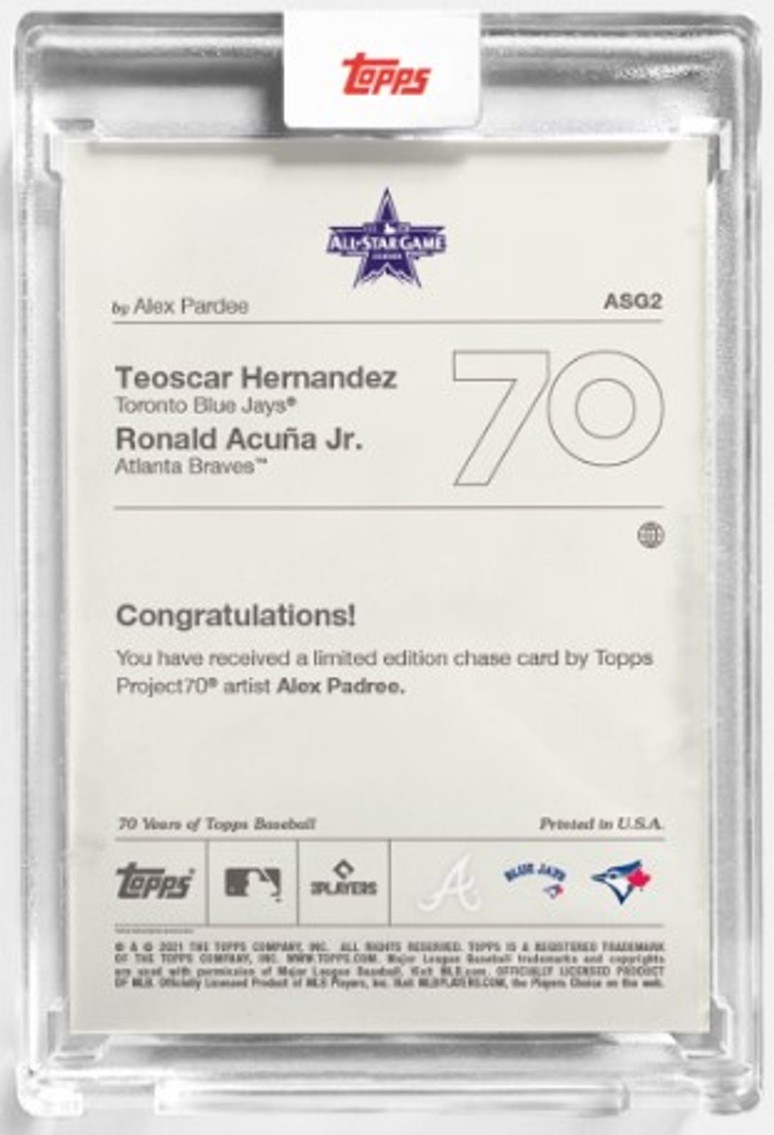 Topps Project 70 - Card ASG2 - Teoscar Hernandez/Ronald