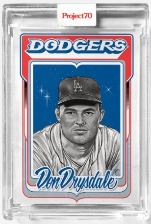 Topps Project 70 Don Drysdale #375 by Mister Cartoon (PRE-SALE) - Wheeler  Collection