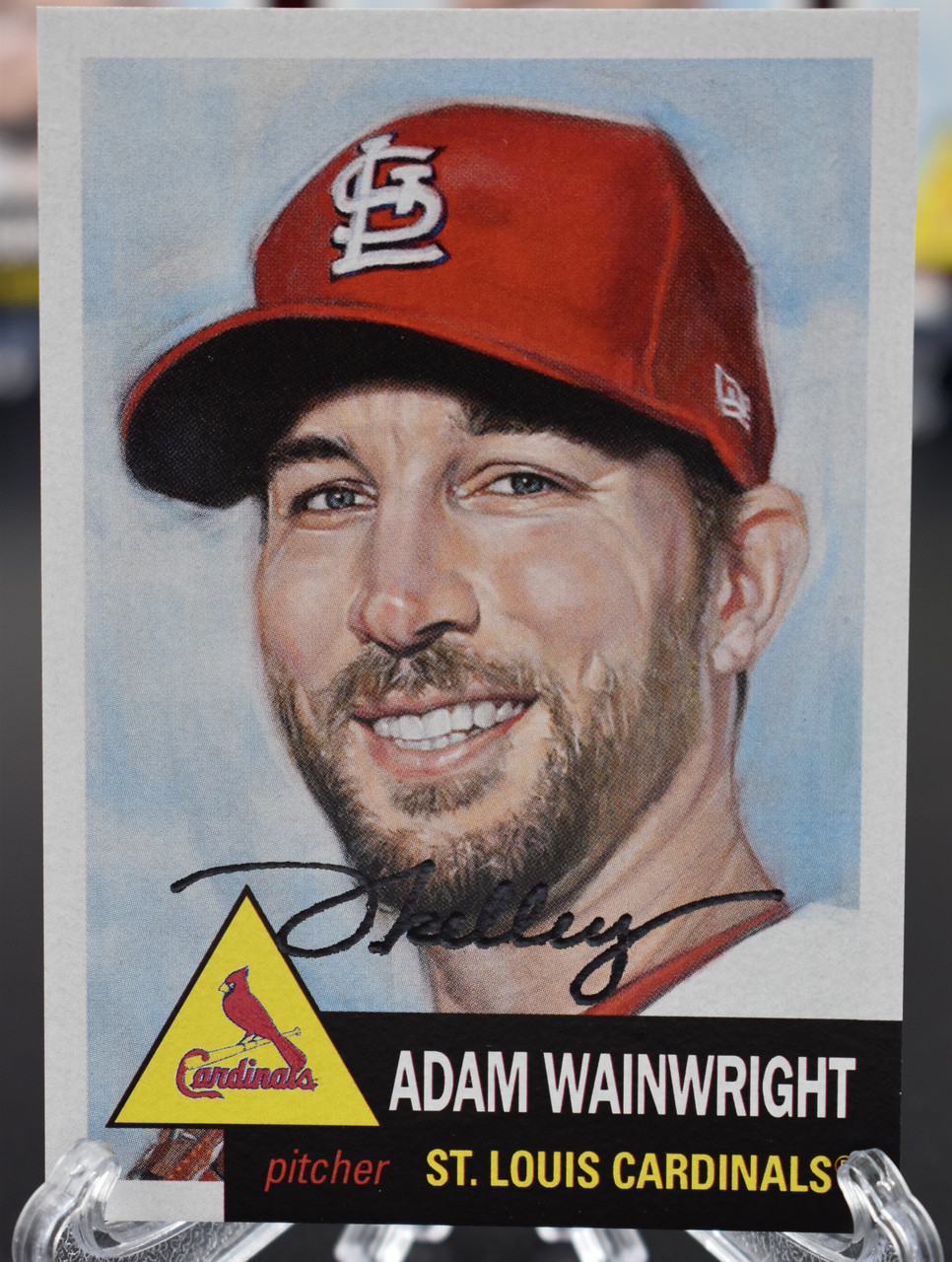 Adam Wainwright Autographed Player Card