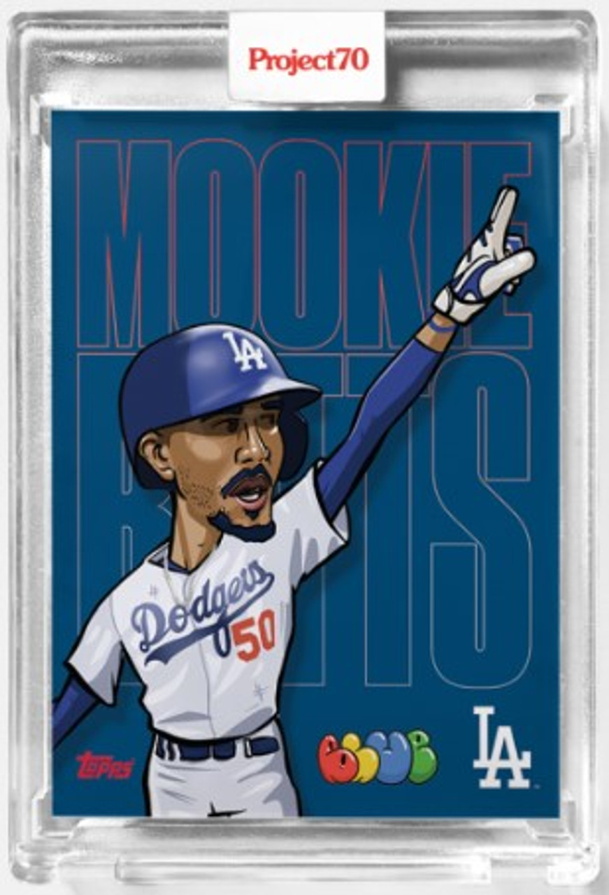 Mookie Betts Player Number Jersey Card 