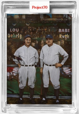 Topps Project 70 Babe Ruth/Lou Gehrig #462 by Andrew Thiele (PRE-SALE) -  Wheeler Collection