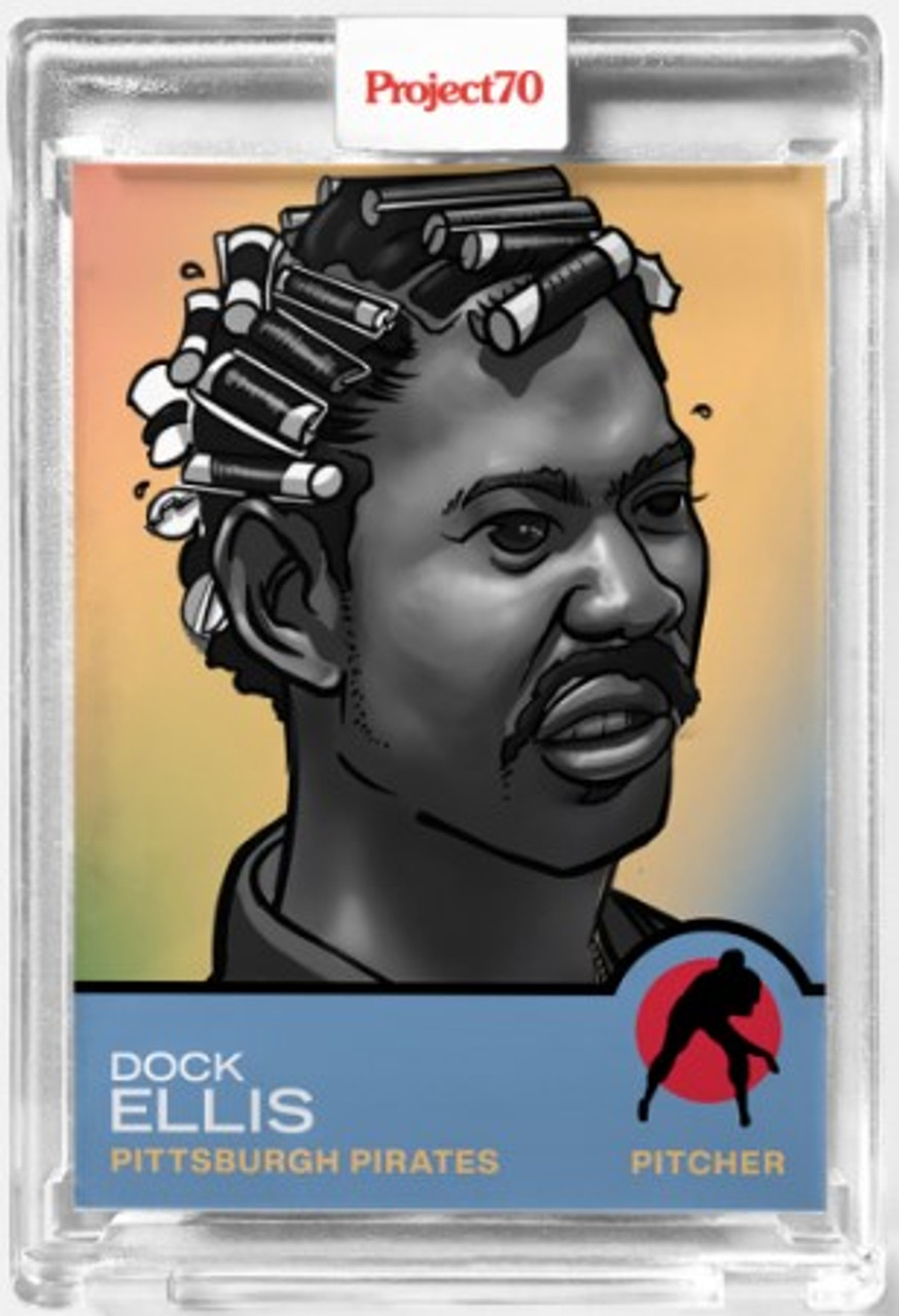 Topps Project 70 Dock Ellis #546 by Blue the Great (PRE-SALE) - Wheeler  Collection