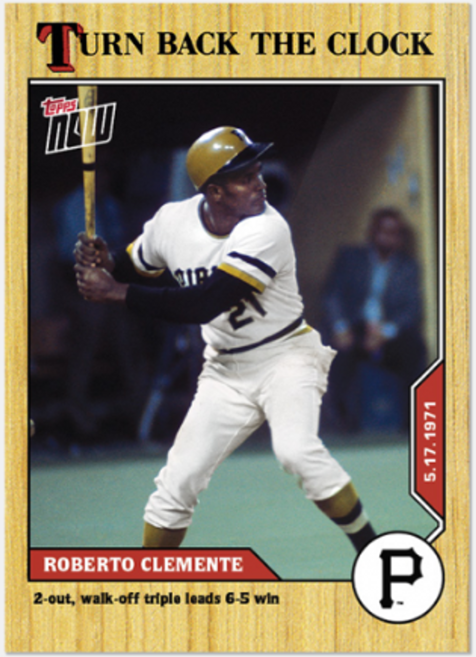 Roberto Clemente - 2022 MLB TOPPS NOW® Turn Back The Clock