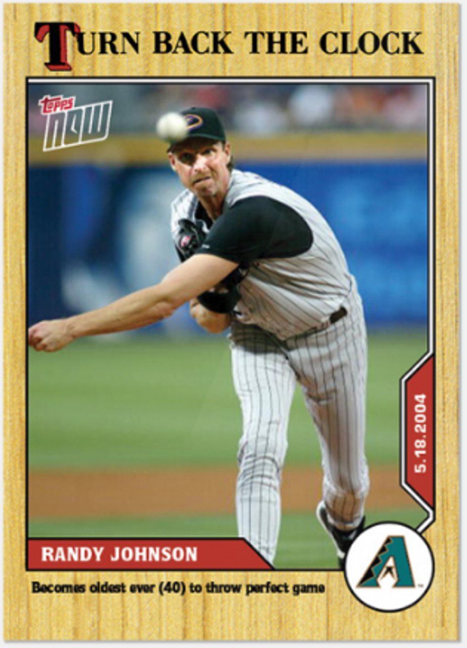 Turn Back The Clock - Randy Johnson Card 49 - Print Run: 422 (IN-HAND)