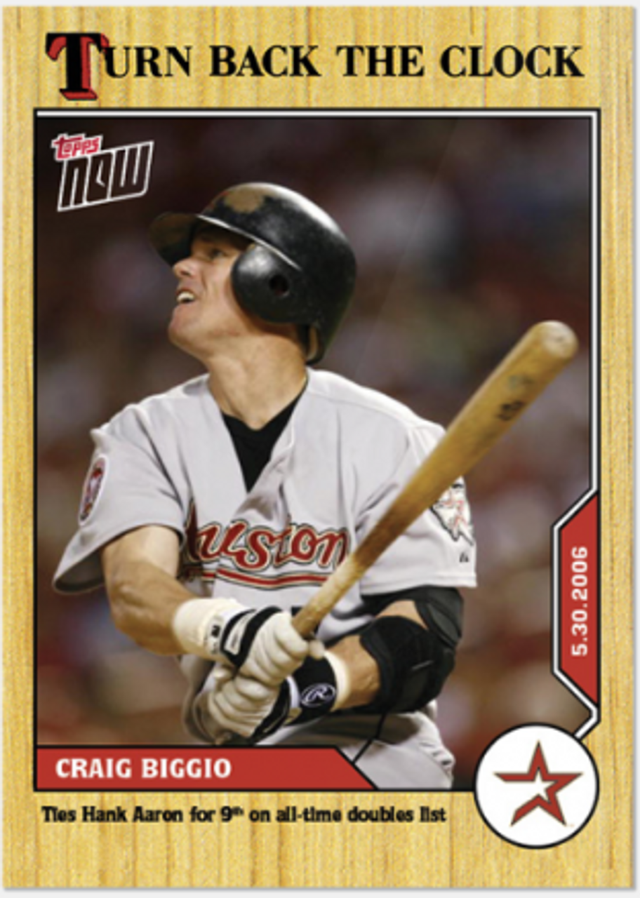 Turn Back The Clock - Craig Biggio Card 61 - Print Run: 390 (PRESALE)