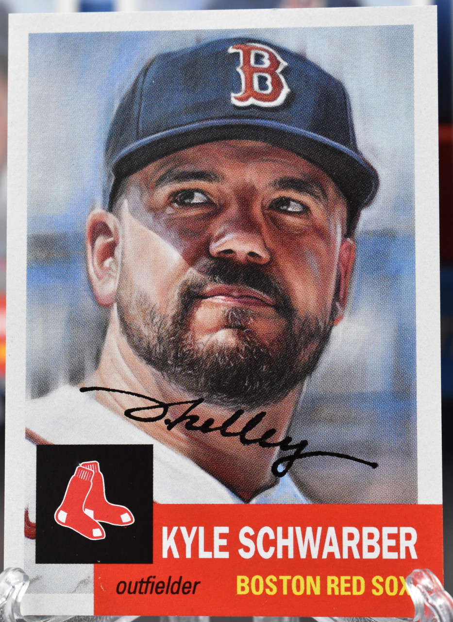 Jared Kelley autographed Kyle Schwarber- Card #439 Living Set Card (IN ...