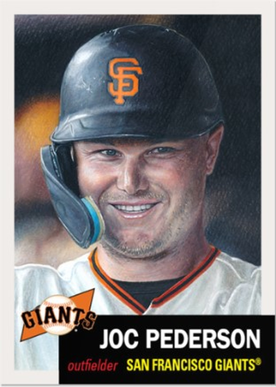 2022 TOPPS NOW PARALLEL #830 JOC PEDERSON SAN FRANCISCO GIANTS 25