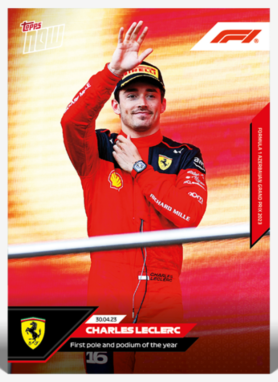 2023 - F1 TOPPS NOW - Charles Leclerc - Card 011 - Print Run