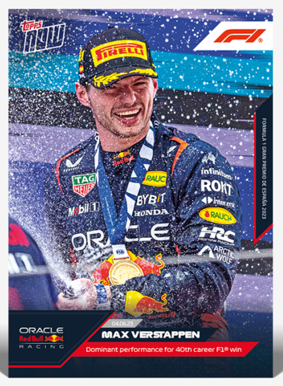 PSA 10 - /10 Max Verstappen #15 - Blue - 2023 Topps Now F1 - POP 2