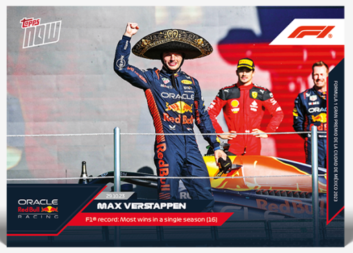 2023 - F1 TOPPS NOW - Max Verstappen - Card 062 - Print Run: 1779