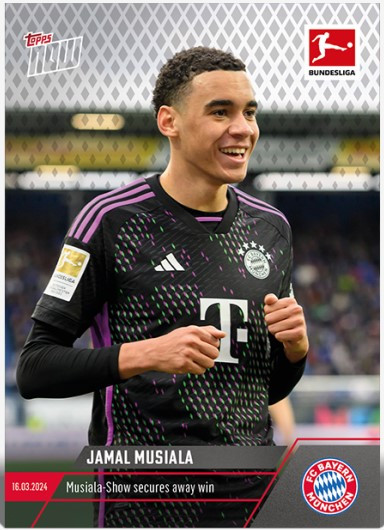 2023 Bundesliga TOPPS NOW - Vincenzo Grifo - Card 103 - Print Run
