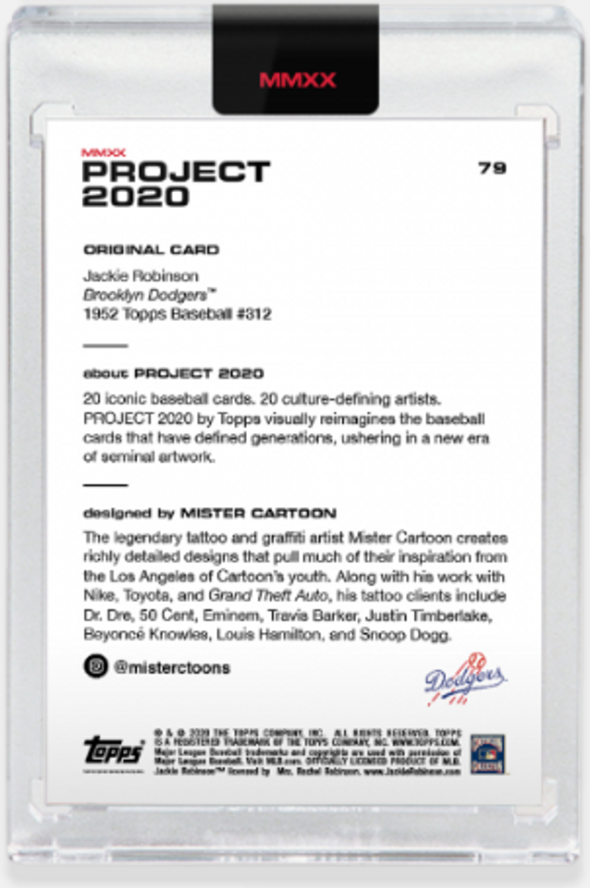 Topps Project 2020 - Jackie Robinson #31 Artist Proof by Sophia Chang #09/20