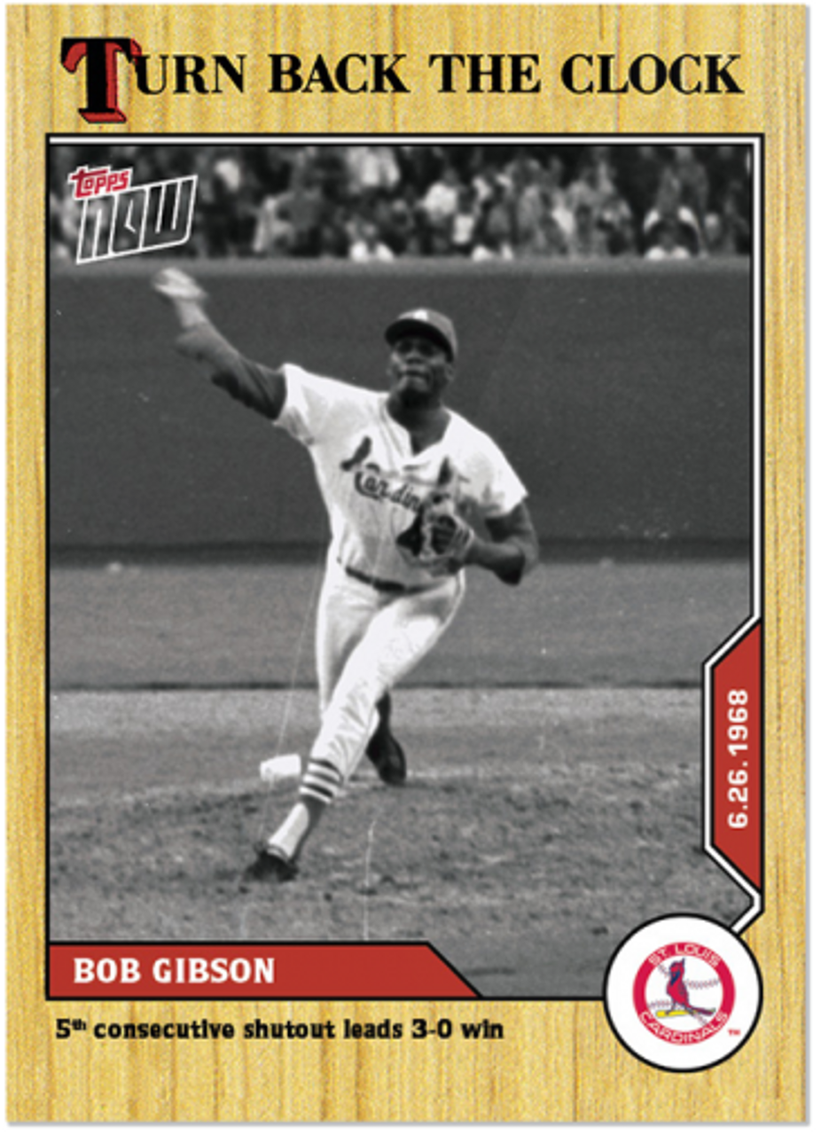 Turn Back The Clock -Bob Gibson Card 88 - (PRESALE) - Wheeler Collection