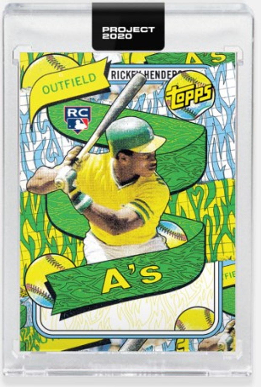 Rickey Henderson RC 1980 Topps Batting Pose Rookie Card#482!Oakland A's OF  RC