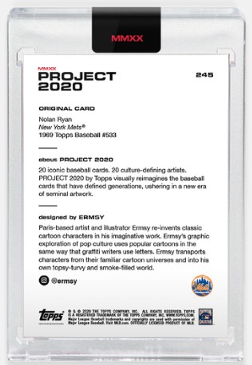 卸売 トレーディングカード Nolan Ryan Topps Project 2020 Gold Frame Card  2020ゴールドフレームカード