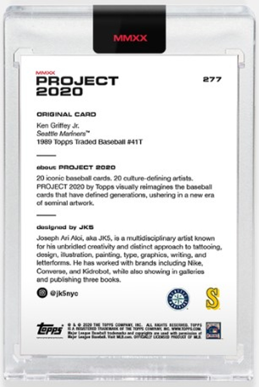 Ken Griffey, Jr. x Topps Project 2020 x oldmanalan Green Signature