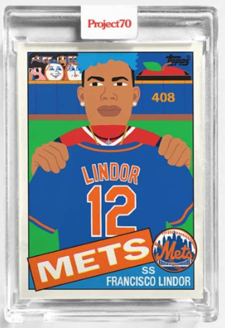 Topps Project 70 Fransico Lindor #7 by Keith Shore (PRE-SALE)