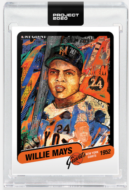 Willie Mays #15 Project 2020 by Andrew Thiele  front