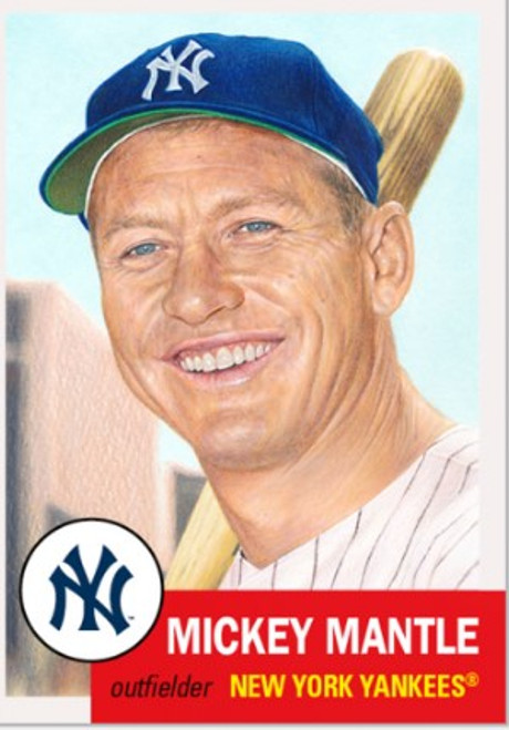 Topps Living Set - Card #407 - Mickey Mantle (pre-sale)