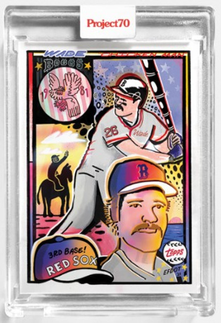 Topps Project 70 Wade Boggs #162 by Efdot (PRE-SALE)