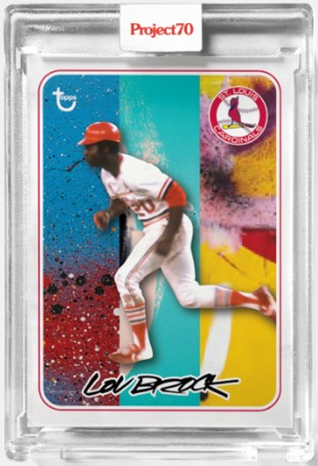 Topps Project 70 Lou Brock #272 by FUTURA (PRE-SALE)