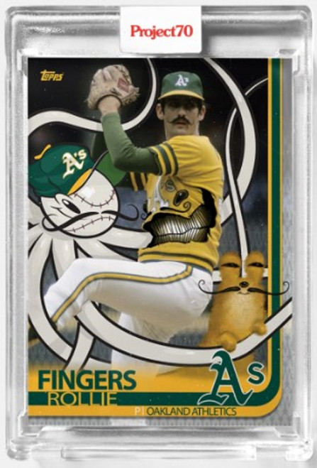 Topps Project 70 Rollie Fingers #322 by Greg 'CRAOLA' Simkins (PRE-SALE)