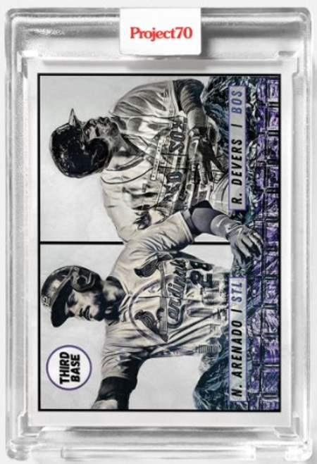 Topps Project 70 - Card ASG9 - Rafael Devers/Nolan Arenado by Lauren Taylor (PRE-SALE)