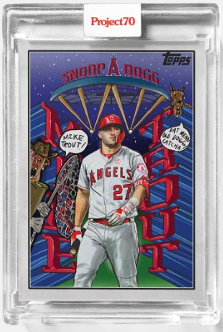 Topps Project 70 Mike Trout #489 by Snoop Dogg (PRE-SALE)