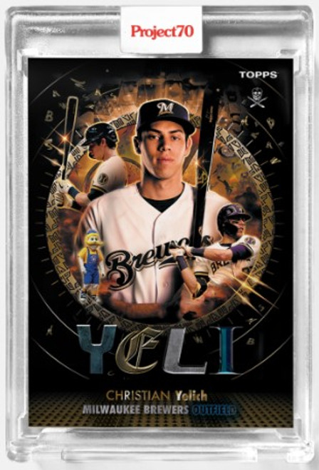 Topps Project 70 Christian Yelich #626 by The Shoe Surgeon (PRE-SALE)