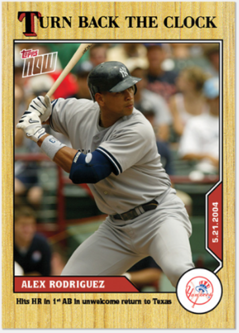 Alex Rodriguez Card #52 - front