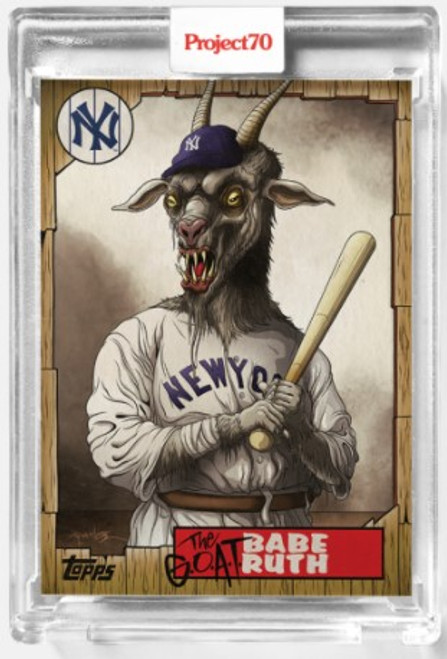 Topps Project 70 Babe Ruth #666 by Alex Pardee (PRE-SALE)