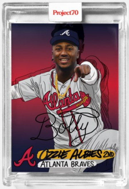 Topps Project 70 Ozzie Albies #690 by Sophia Chang (PRE-SALE)