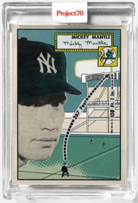 Topps Project 70 Mickey Mantle #705 by Oldmanalan (PRE-SALE)