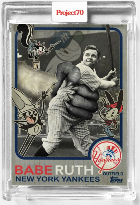 Topps Project 70 Babe Ruth #736 by Greg 'CRAOLA' Simkins (PRE-SALE)