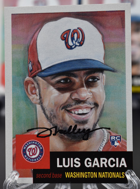 2022 Topps Luis Garcia Washington Nationals Baseball Card - MLB Collectible