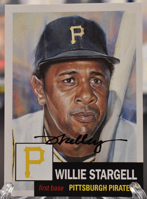 Jared Kelley autographed Willie Stargell - Card #410 Living Set Card (IN-HAND)