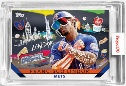 Topps Project 70 Francisco Lindor #801 by Gregory Siff (PRE-SALE)