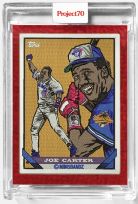 Topps Project 70 Joe Carter #913 by Mimsbandz (PRE-SALE)