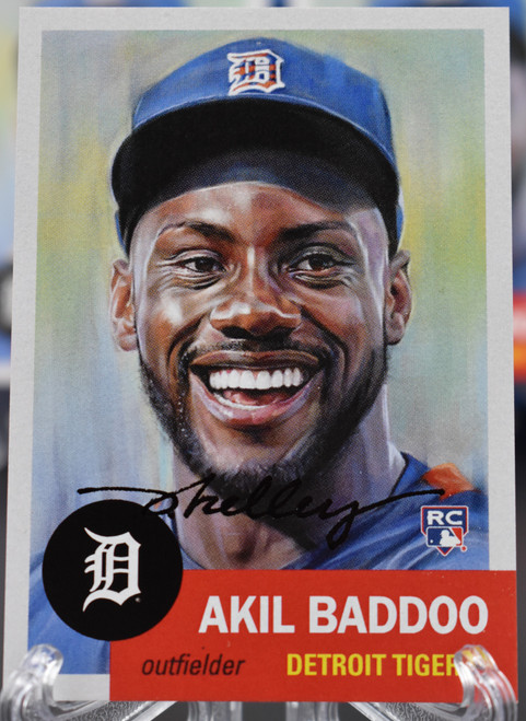 Jared Kelley autographed Akil Baddoo- Card #430 Living Set Card (IN-HAND)