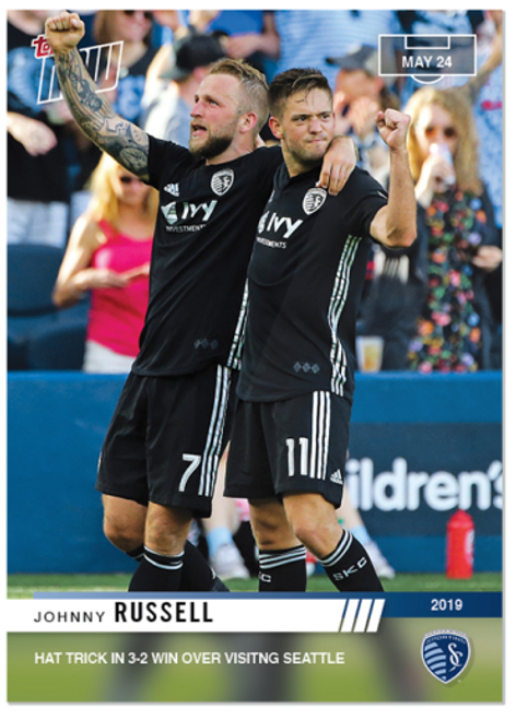 2019 Johnny Russell - MLS TOPPS NOW Card 46 - Print Run: 52