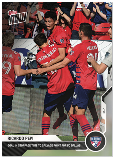 2020 Ricardo Pepi - MLS TOPPS NOW Card 9 - Print Run: 117