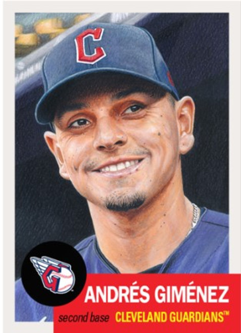 Topps Living Set - Card #560 - Andres Gimenez (Pre-Sale)