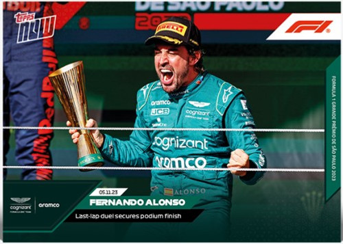 2023 - F1 TOPPS NOW - Fernando Alonso - Card 66 - Print Run: TBD (PRE-SALE)