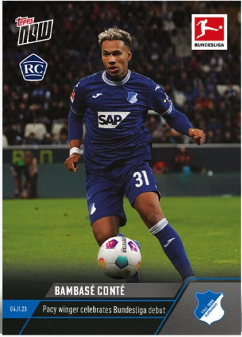 2023 Bundesliga TOPPS NOW - Bambasé Conté- Card 62 - Print Run: TBD (PRE-SALE)