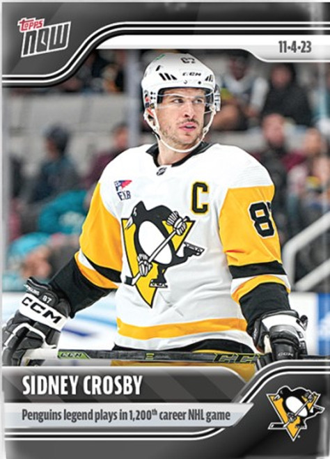 2023-24 NHL TOPPS NOW -Sidney Crosby- Sticker #28 - Print Run: TBD (PRE-SALE)