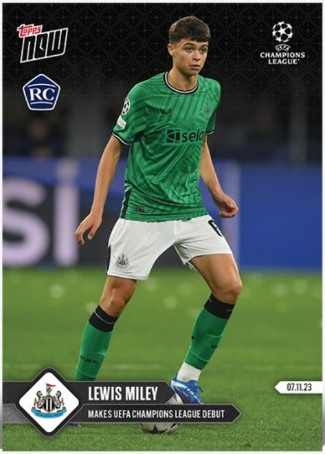 2023 UCL TOPPS NOW - Lewis Miley - Card #61 - Print Run: TBA