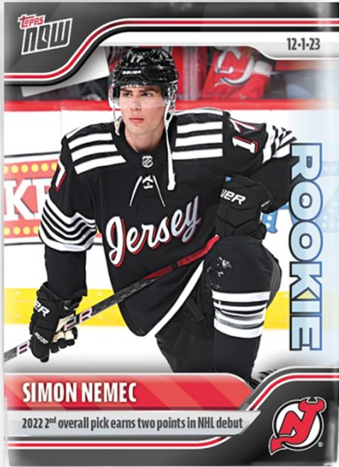 2023-24 NHL TOPPS NOW - Simon Nemec - Sticker #51 - Print Run: TBD (PRE-SALE)