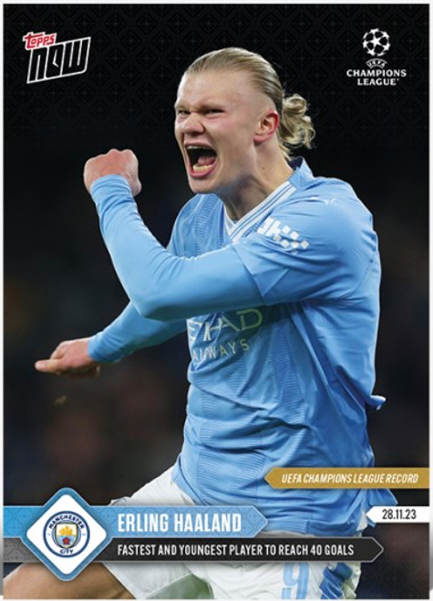 2023 UCL TOPPS NOW - Erling Haaland - Card #65 - Print Run: TBA